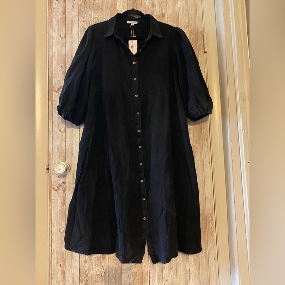 Baltic Born Dresses & Skirts - Baltic Born NEW Sari Babydoll Dress Washed Black XL New with tags witchy